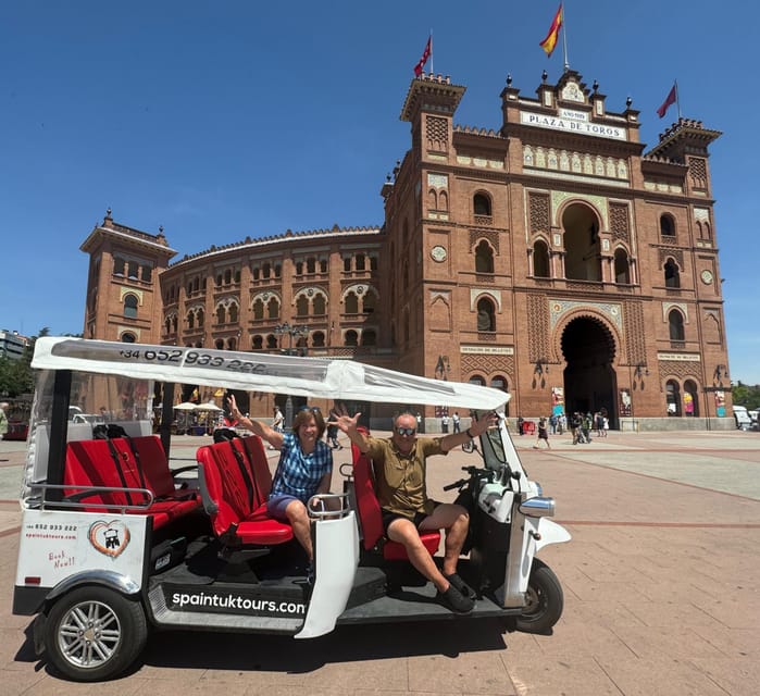 Madrid: Explore the City in an Electric Tuk Tuk - Practical Tips for the Tuk Tuk Experience