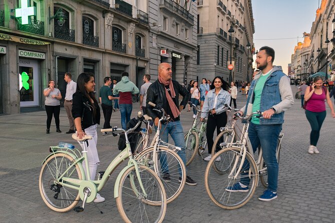 Madrid Night: Vintage Bike Tour Highlights with Optional Tapas - Discovering the Literary Quarter’s Charm
