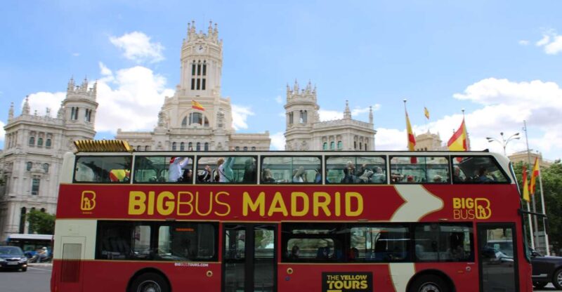 Madrid: Open-Top Big Bus Sightseeing Tour with Live Guide - Key Points