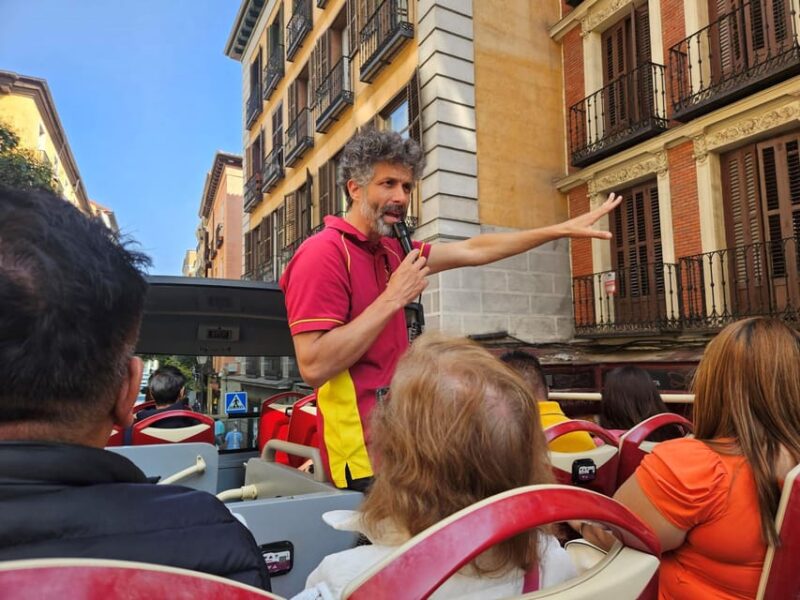 Madrid: Open-Top Big Bus Sightseeing Tour with Live Guide - Starting Point at Fuente Neptuno and Multiple Pickup Options