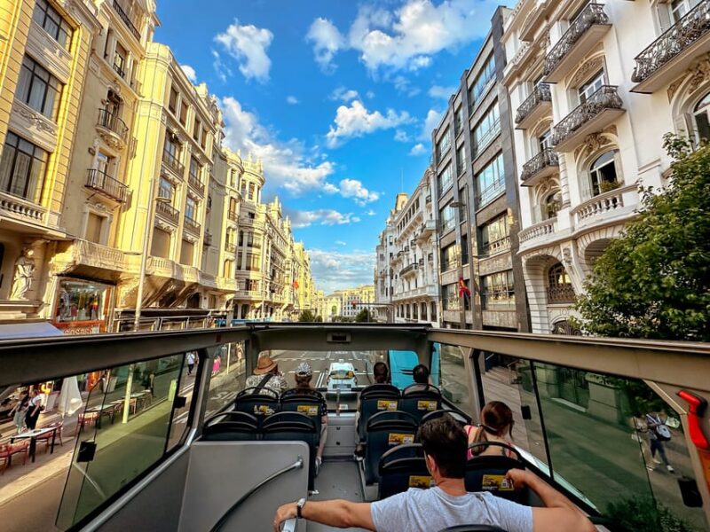 Madrid: Panoramic Open-Top Bus Day or Night Tour with Guide - Key Points