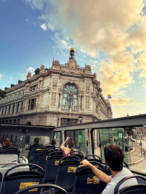 Madrid: Panoramic Open-Top Bus Day or Night Tour with Guide - Timing and Pacing of the Tour