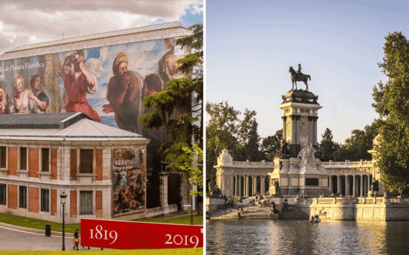 Madrid: Prado Museum and El Retiro Park Guided Tour - Walking Tour of El Retiro Parks Iconic Landmarks