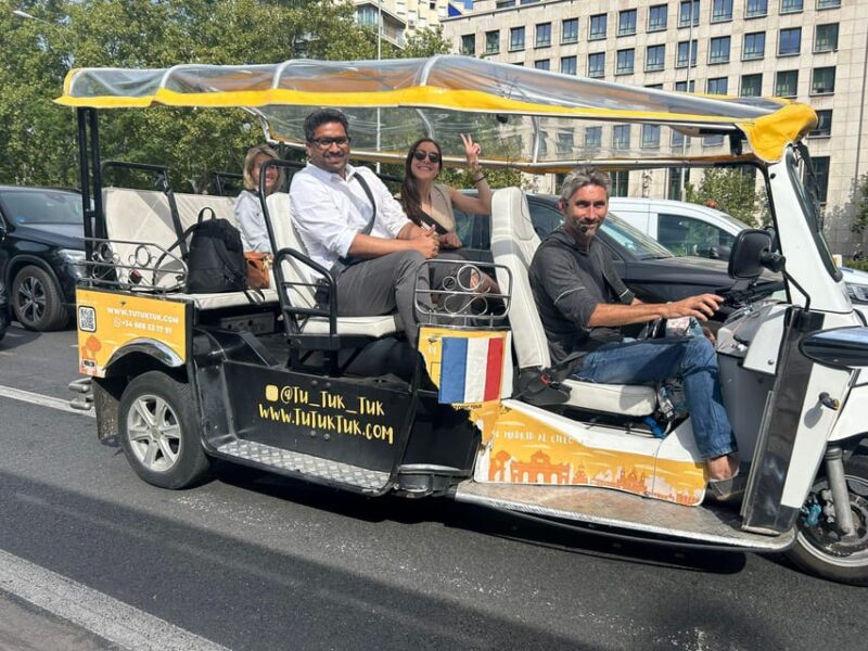 Madrid: Traditional Tour wh Private guide in yellow Tuk Tuk - Key Points