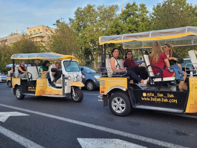 Madrid: Traditional Tour wh Private guide in yellow Tuk Tuk - The Comfort and Practicalities of the Private Tuk Tuk Experience