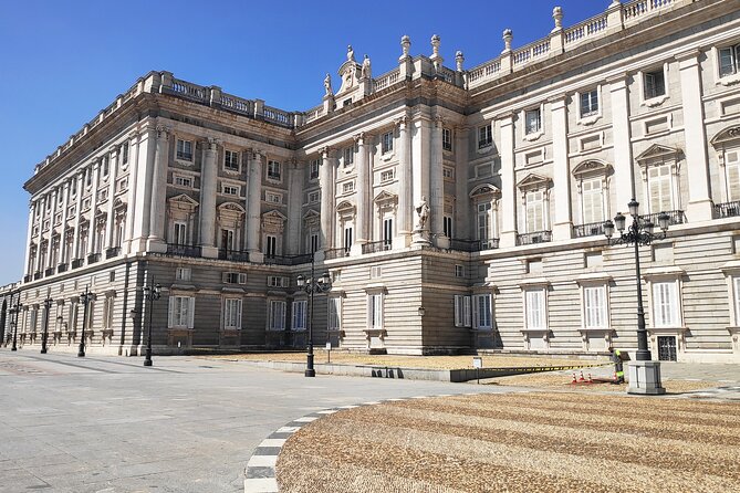 Madrid Walking Private Tour with Royal Palace & Prado Museum - End in Plaza de Isabel II and the Royal Theatre
