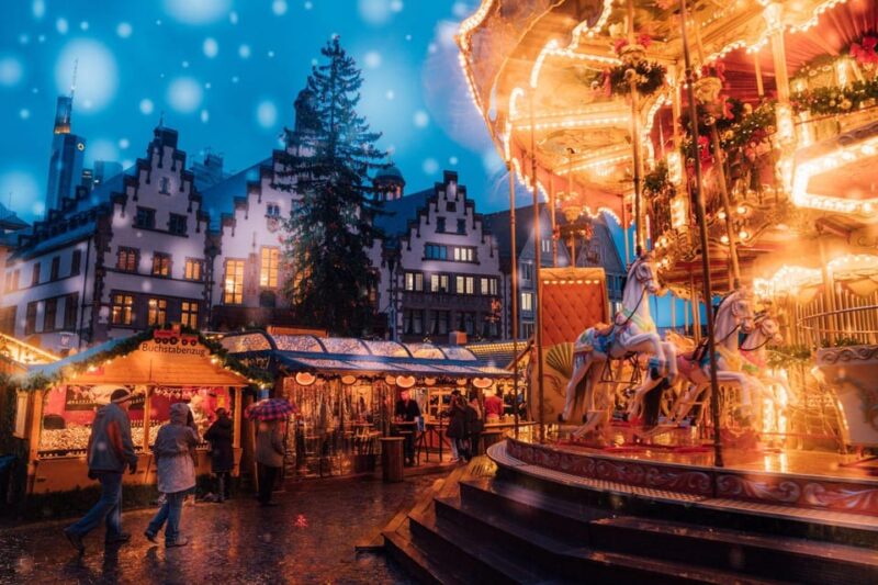 Magical Christmas Atmosphere of Frankfurt  Walking Tour - Wandering Through Neue Kräme & Liebfrauenberg’s Festive Shops