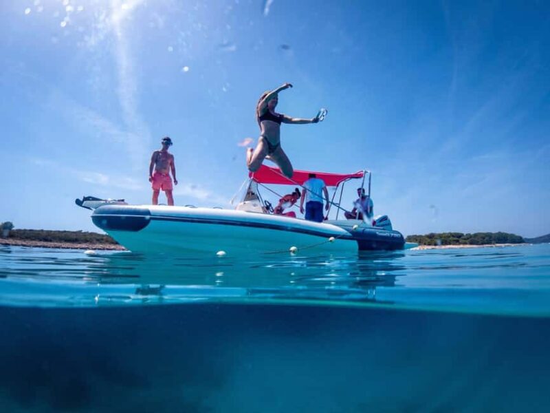 Magnific blue lagoon,speed boat towels included - Explore Trogir: Croatias Little Venice and UNESCO Site