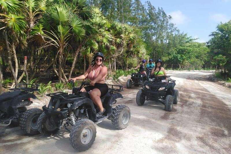 Mahahual: ATV Adventure & Open Bar Beach Day with Lunch - Relaxing Beach Day at Ponchos Restaurant Beach Club