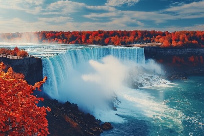 Maid of the Mist Boat and Cave of the Winds with Hotel pickup USA - Scenic Tour of Goat Island and Key Viewpoints