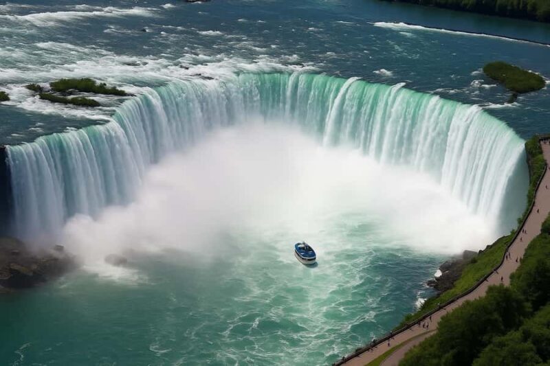 Maid of the Mist Boat & Cave of the Winds with hotel pickup - The Maid of the Mist: Up Close with Horseshoe Falls