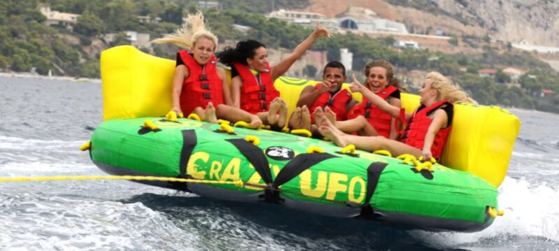 Makarska: Crazy UFO Adrenaline Ride for 6 People MPL Nautika - The Thrill of Towing a Giant Floating UFO