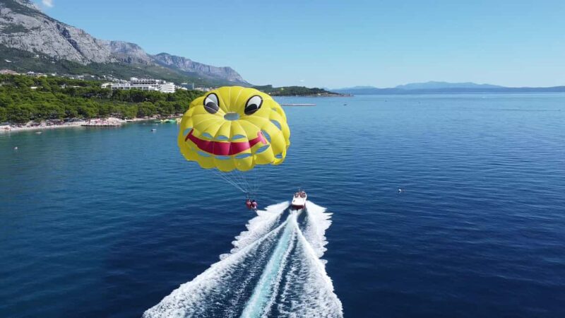 Makarska: Parasailing Experience - MPL Nautika - The Flight Experience and Views from Above
