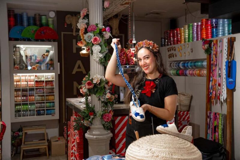 Make Authentic Espadrilles in Cozumel - The End Result: A Custom-Made Pair of Espadrilles and a Unique Souvenir