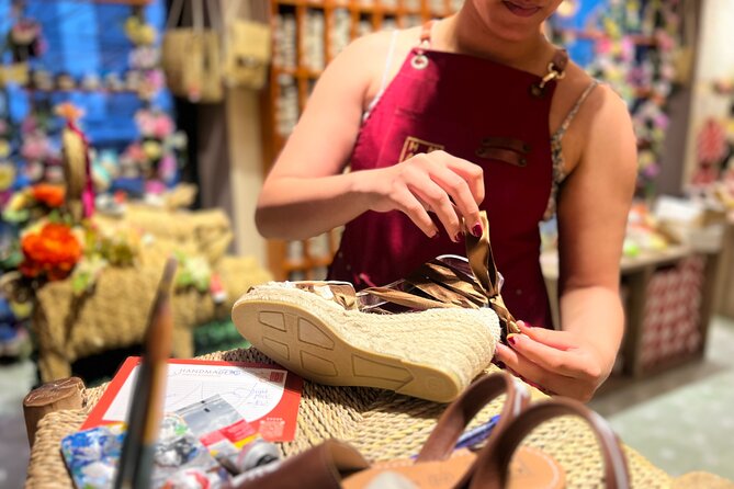 Make Authentic Espadrilles in Valencia - Included Items and Optional Upgrades