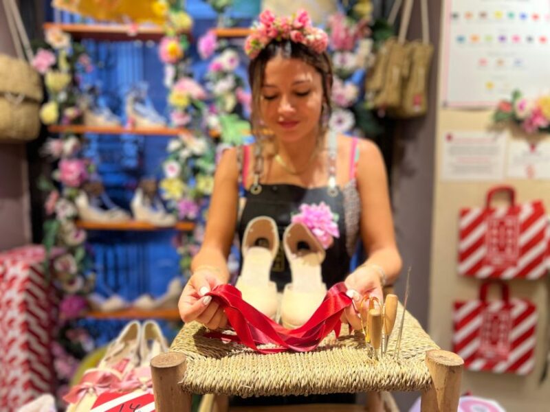Make Authentic Espadrilles in Valencia - Making Your Own Pair of Espadrilles