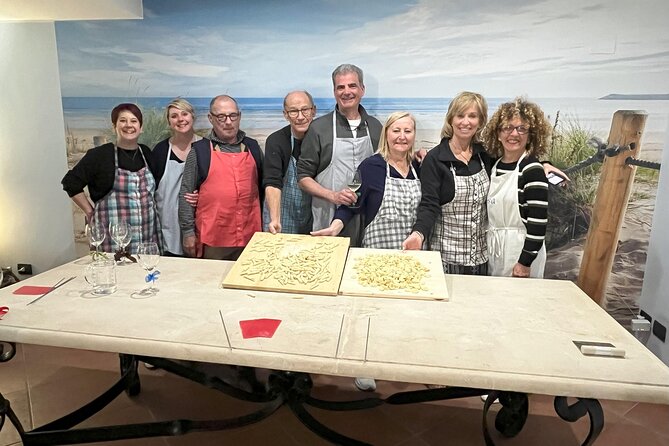 Make pasta, drink wine. Cooking class with transported included! - Key Points