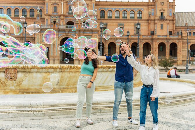 Make Seville unforgettable: Private Photoshoot at Plaza de España - Starting at the Iconic Torre Norte in Plaza de España