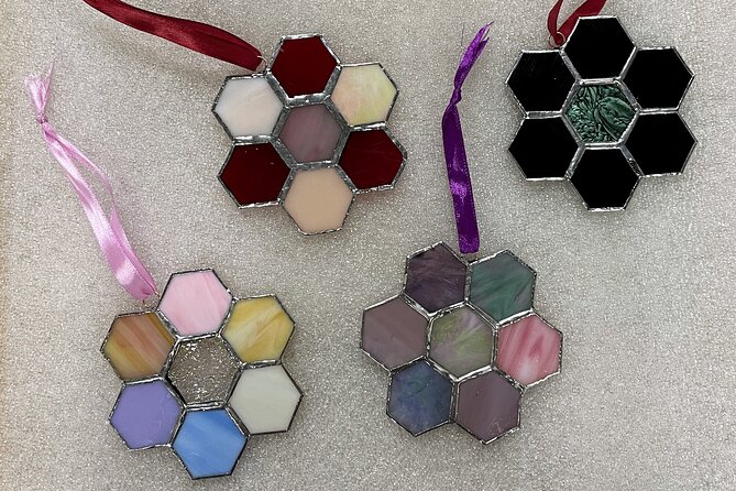 Make Your Own Stained Glass Honeycomb - Learning About Stained Glass Techniques at TLC Studio