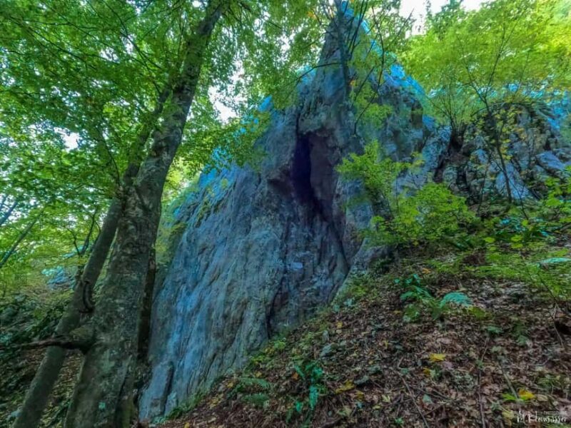 Mala Orlica Via Ferrata Climbing Experience - Passing Through the Natural Rock Opening