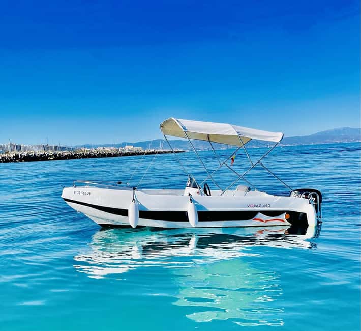 Malaga: 6-Seater Speedboat License-free Boat Rental - Explore Malaga’s Coastline with a Speedboat Rental for Up to Six People