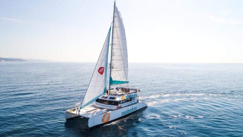Malaga: Catamaran Sailing Cruise with Swimming & Optional DJ - Key Points