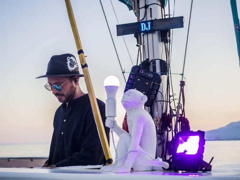 Malaga: Catamaran Sunset or Night Cruise w/ Live DJ & Drink - Key Points