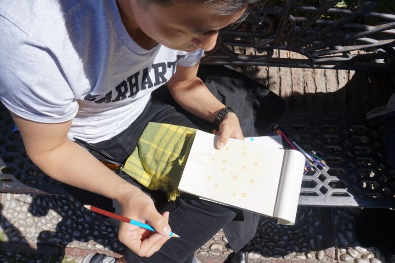 Malaga: Drawing & Painting Lesson Outdoors - Meeting Point and Group Size