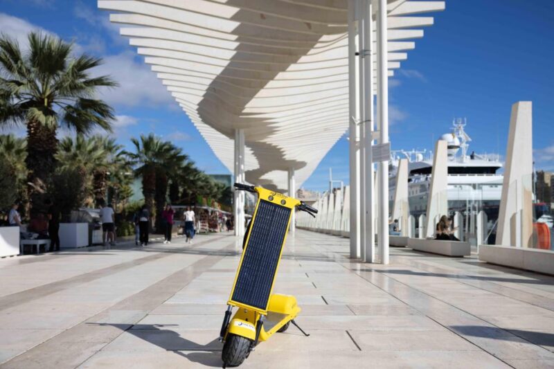 Malaga: Explore Malaga on a Electric Scooter - Explore Malaga on a Solar-Powered Electric Scooter for $23