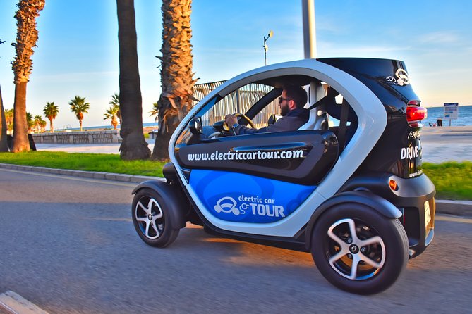 Malaga Highlights by Electric Car with Port Pick up - Exploring Malaga’s Malagueta Neighborhood and Picasso Promenade