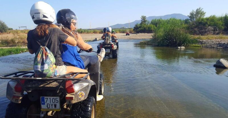 Málaga: Off-Road 2-Seater Quad Tour through Land and River - Experience the Variety of Terrains and Scenery