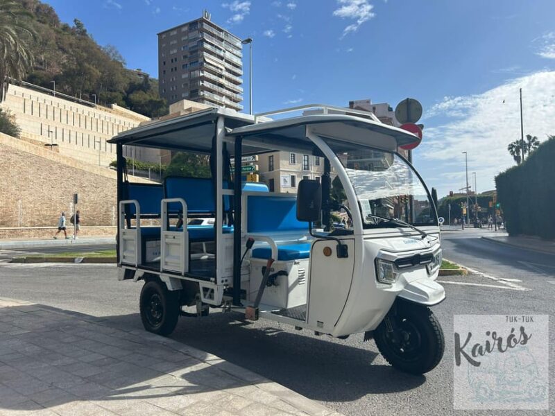 Malaga: Tuk tuk tour - Explore Malaga’s Most Emblematic Spots on a Comfortable Electric Tuk Tuk