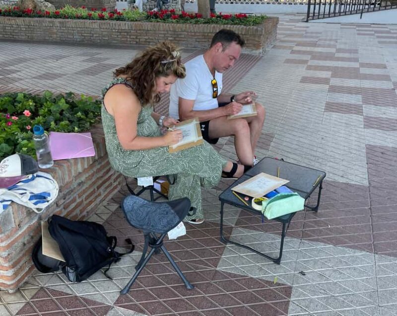 Málaga: Watercolor Drawing Tour and Workshop - Key Points