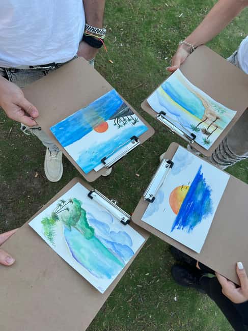 Málaga: Watercolor Workshop by the beach - Key Points