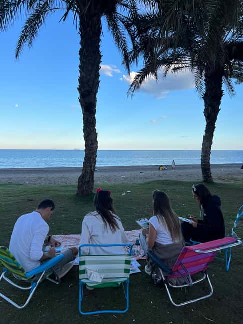 Málaga: Watercolor Workshop by the beach - Accessibility and practical tips for participants
