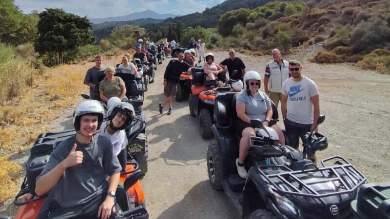 Malia: Off-Road Quad Safari Tour with Lunch and Transfers - Swimming and Relaxing at Sisi Beach