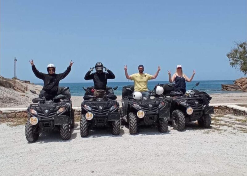 Malia: Off-Road Quad Safari Tour with Lunch and Transfers - Off-Road Coastal Route and Village Streets