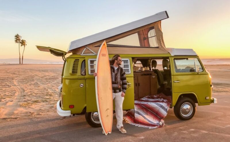 Malibu Beach: Surf Tour in a Vintage VW Van - Key Points