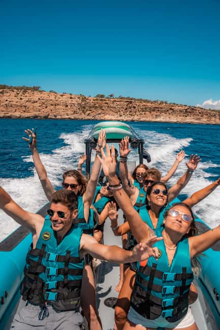 Mallorca: 2h speedboat tour, visit caves, cliffs and snorkel - Mallorcas Fast-Paced 2-Hour Speedboat Adventure