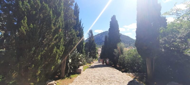 Mallorca: Cap & Cava - Minibus Tour to Formentor - GERMAN - Visiting the Spiritual Center of Lluc Monastery