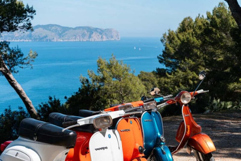 Mallorca: Half-day guided tour on a classic Vespa - Key Points