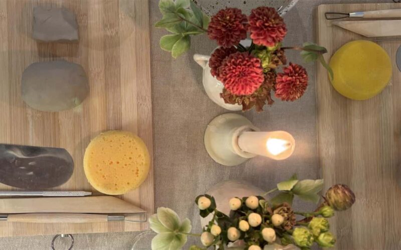 Mallorca: Private Wine and Ceramics Workshop with Artist - The Serenity of the Workshop Setting