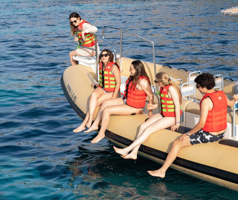 Mallorca: Visit Palma Speedboat adrenaline & snorkelling - Snorkeling at Ses Illetes in Mallorca