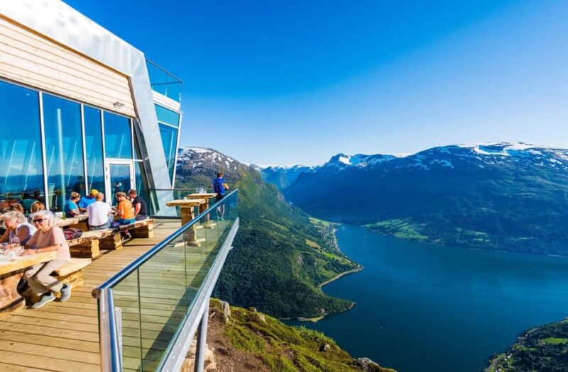Måløy: Loen Skylift and Mount Hoven Guided Bus Tour - Meeting Point and Booking Details