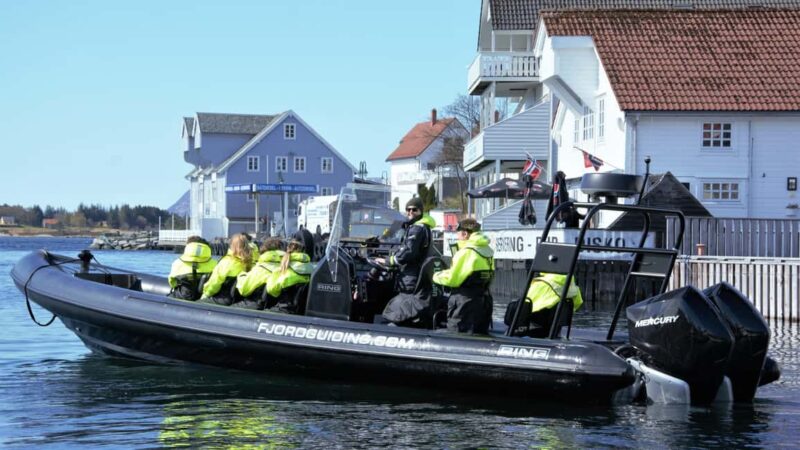 Måløy: RIB Boat Safari - Explore Norway’s Coastline on a RIB Boat Safari from Måløy