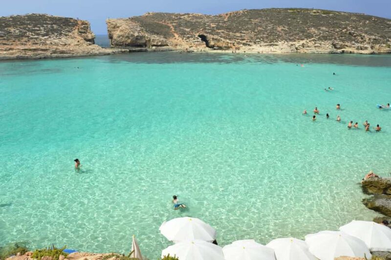Malta: Comino, Blue Lagoon Crystal Lagoon and Sea Caves - Visiting the Iconic Blue Lagoon for 1 Hour of Leisure