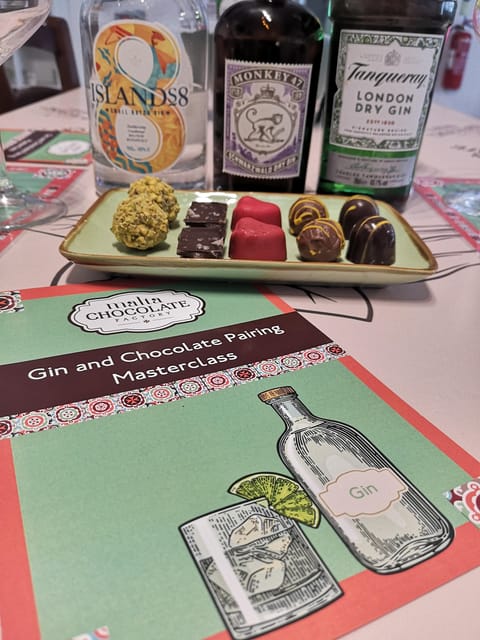 Malta: Gin and Chocolate Pairing Workshop - What to Expect During the Workshop