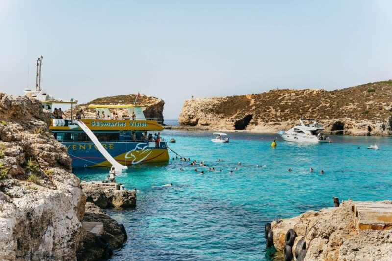 Malta: Gozo & Comino Islands, Blue Lagoon & Seacaves Tour - Exploring Comino Sea Caves and the Elephant’s Head Rock