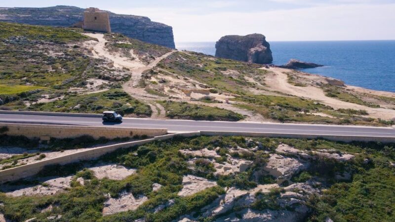 Malta: Gozo Private Chauffeured E-Jeep Tour with Ferry - Stops on the Tour: Beaches, Sights, and Cultural Landmarks