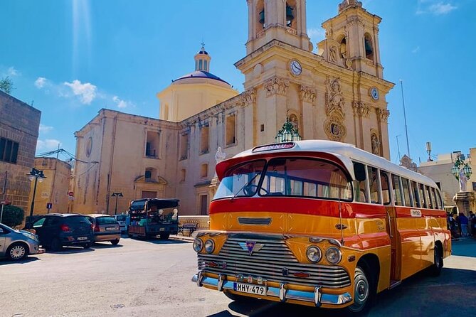 Malta Half Day Vintage Bus Tour - Key Points